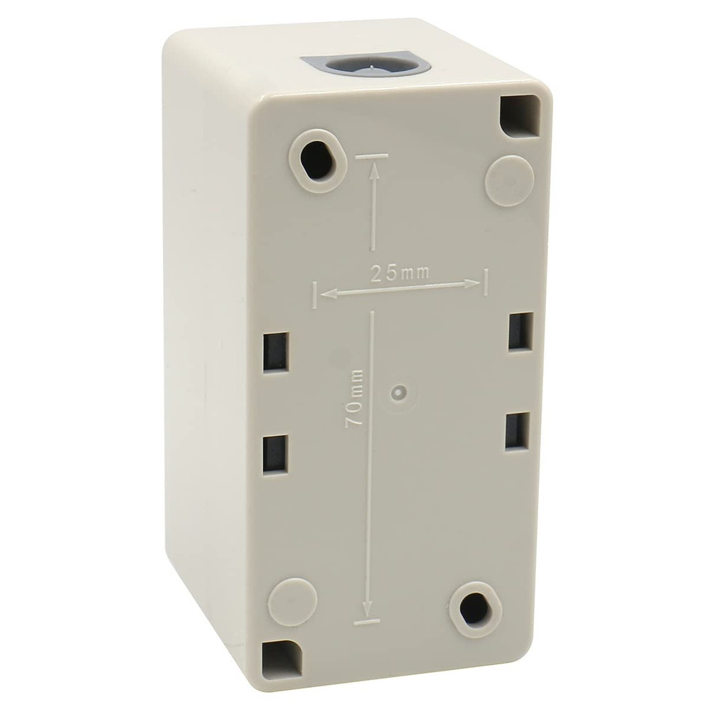 Baomain Self-Locking Push Button Switch 3-Phase 30A 3.7KW, Industrial 3-Pole Hea