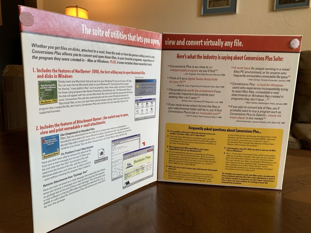 Conversions Plus Suite for Windows XP and later — CD version