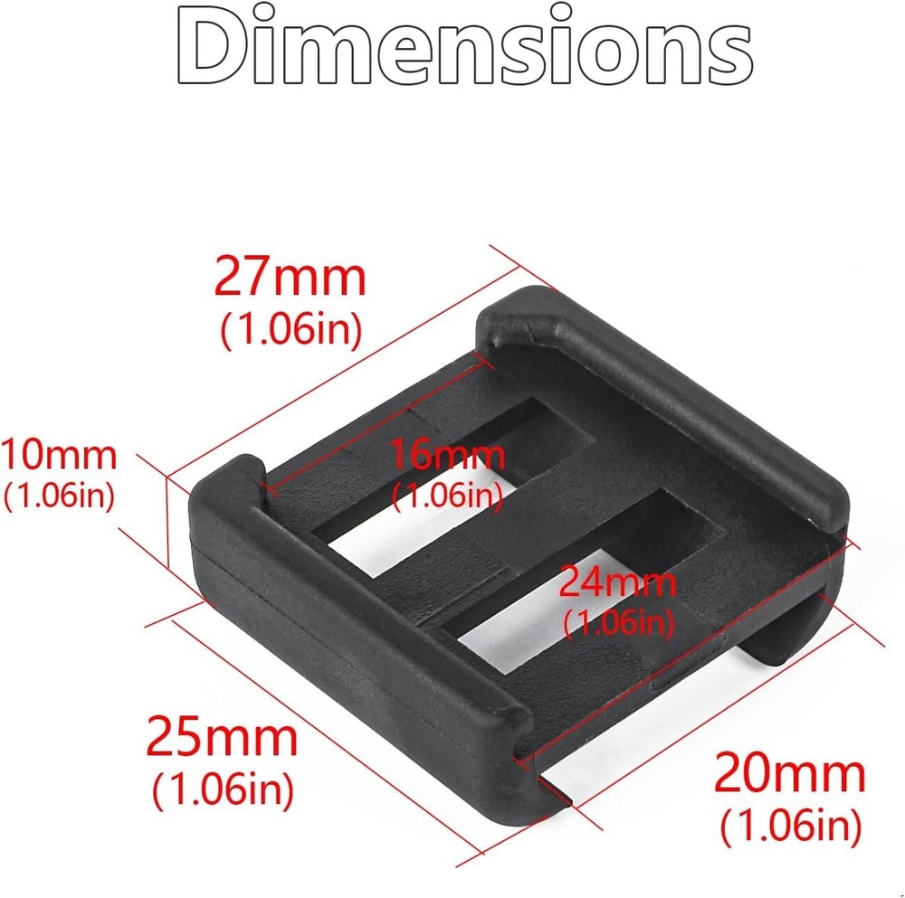 Remote Pressure Switch Mount Clips for Streamlight & PEQ Laser Sights (4PCS)