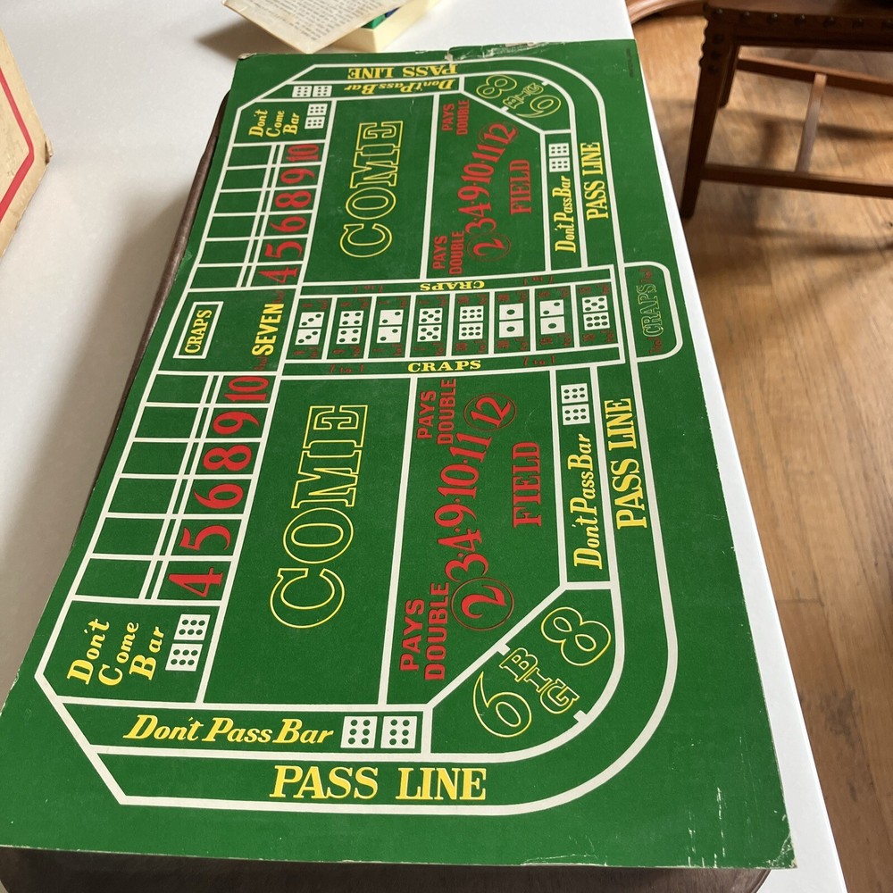 Vintage Waco Auto-Shooter Craps Table Automatic Dice Roller Complete, TESTED!