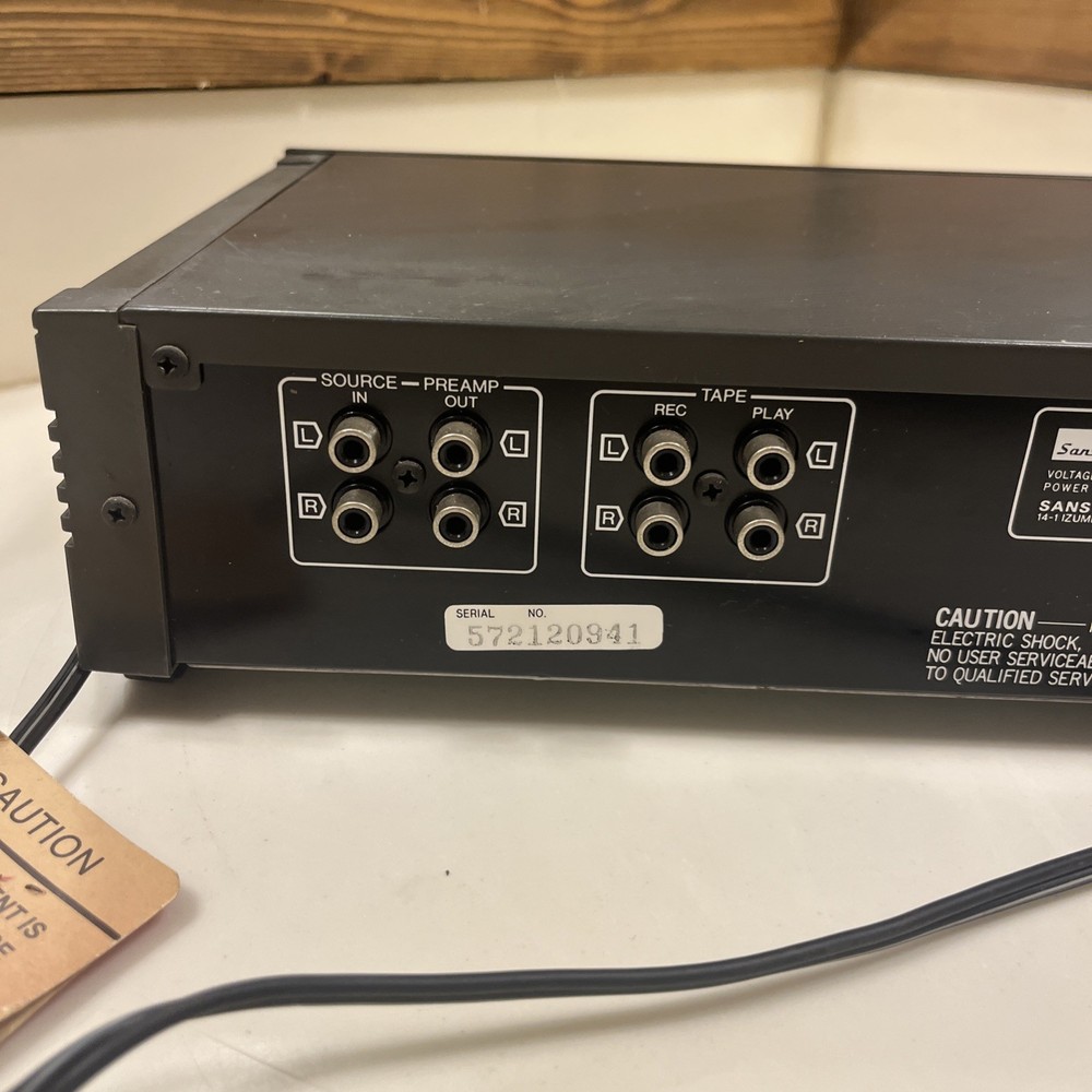 Sansui RG-7 Stereo Graphic Equalizer Consolette