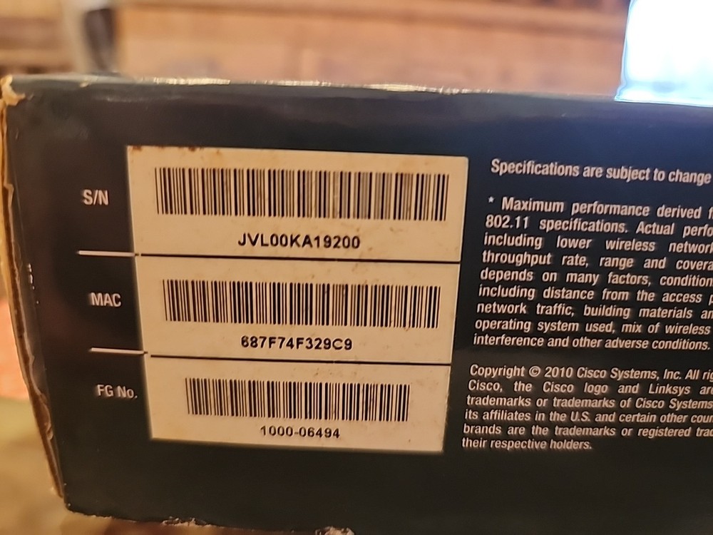 Cisco AE1000 Wireless Adapter