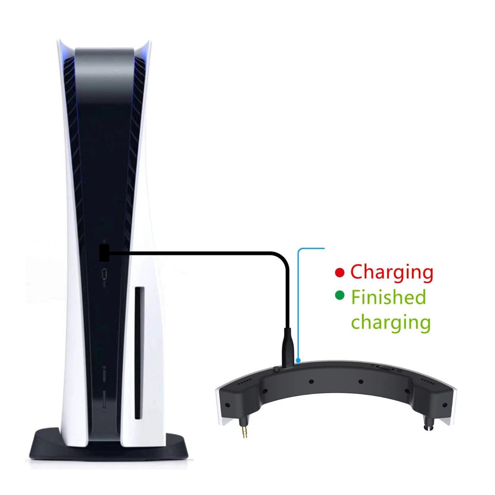 For PS5 VR2 Headset Stereo External Amplifier Speaker Accessories Type-C Charge