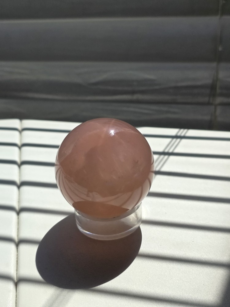 Starlight Rose Quartz Sphere