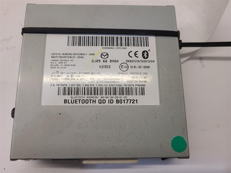 Telematics Interface Module fits 2013 Mazda CX-9 Communication Bluetooth c