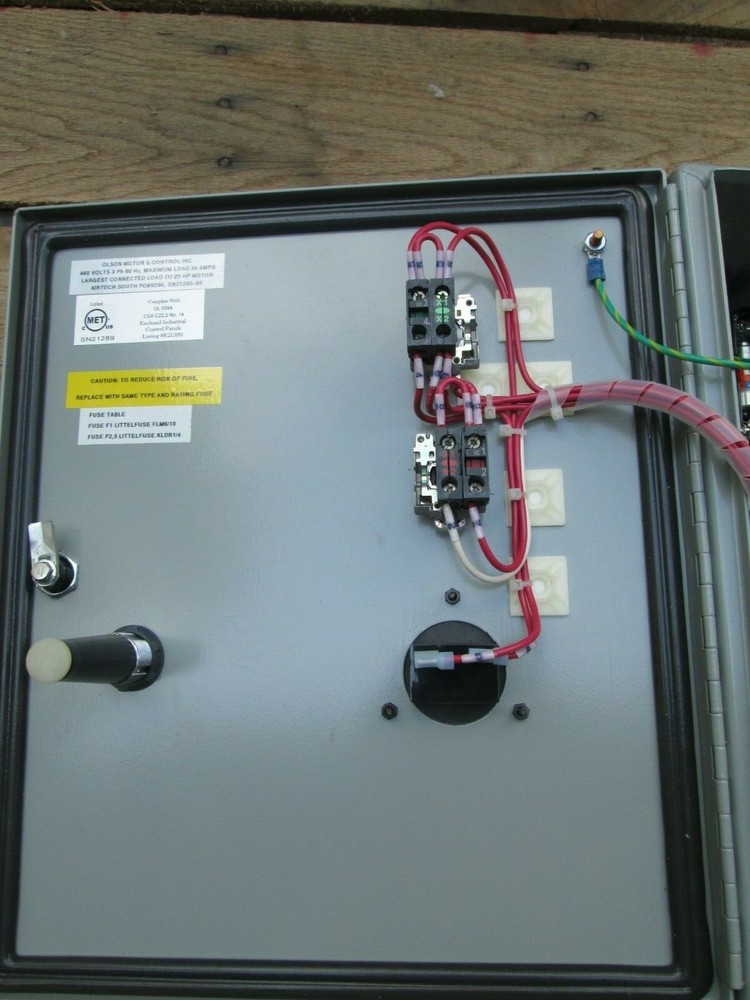 Olson Motor & Control Motor Controller Complete W/ Hour Meter 460V 3 Phase (New)