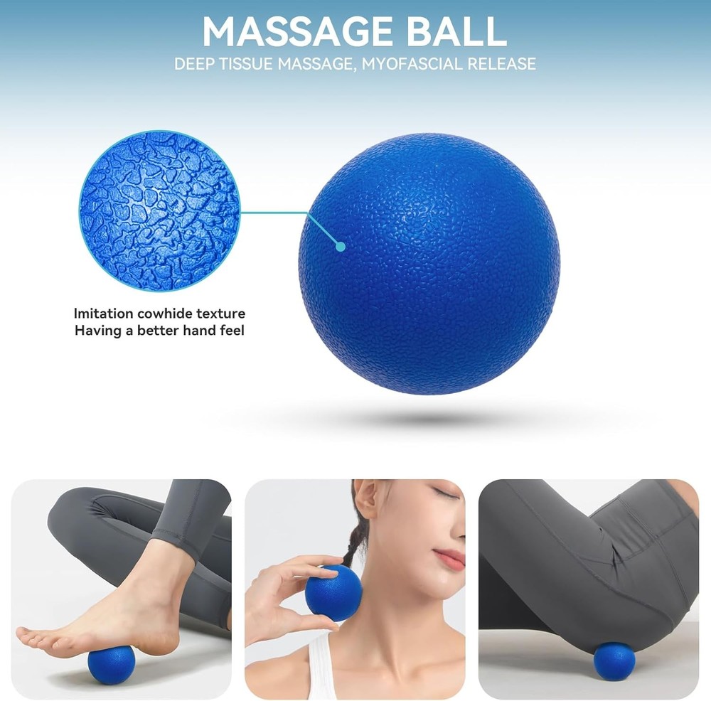 1 Fo Roller Set for Deep Tissue Muscle Massa, High Density
