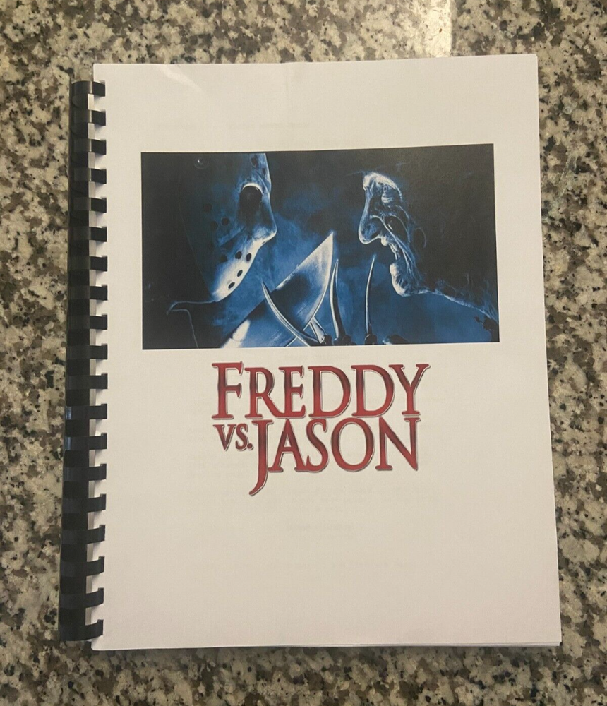 Freddy Vs. Jason Horror Movie Script Reprint Full Screenplay Script