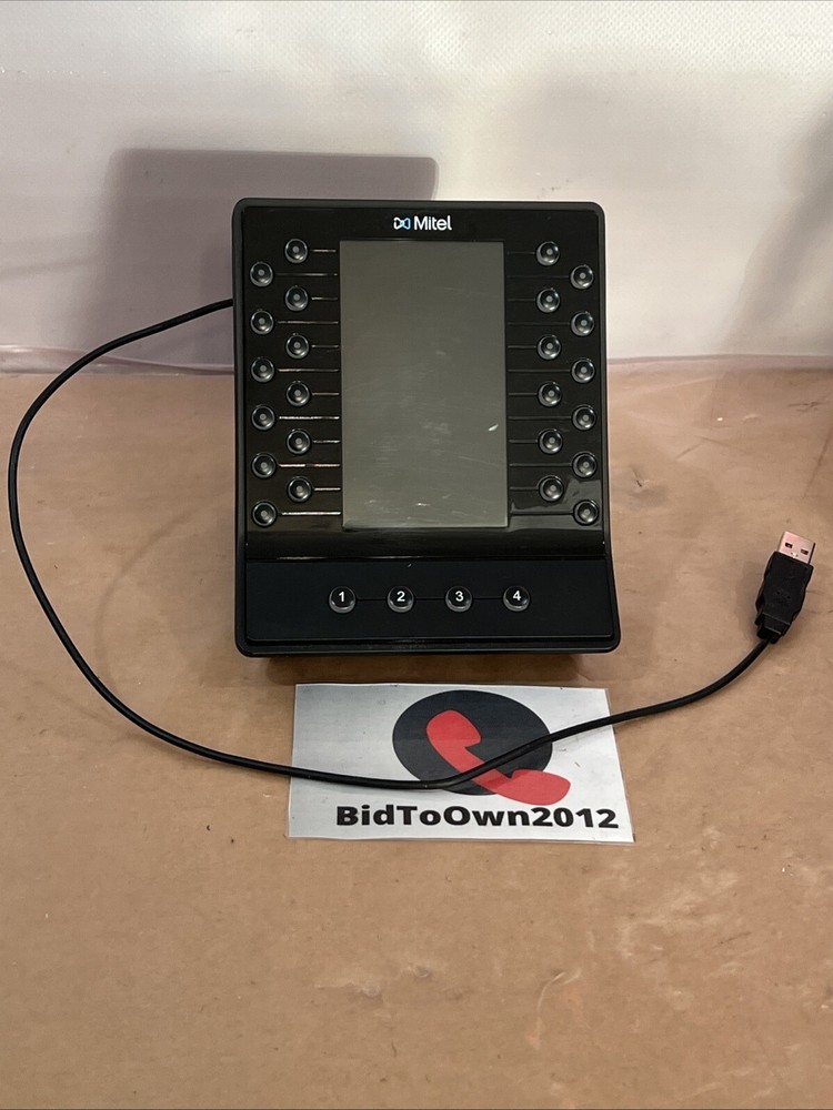 Mitel BB424 Button Box Add-On Console 10575 - Black *Refurbished*