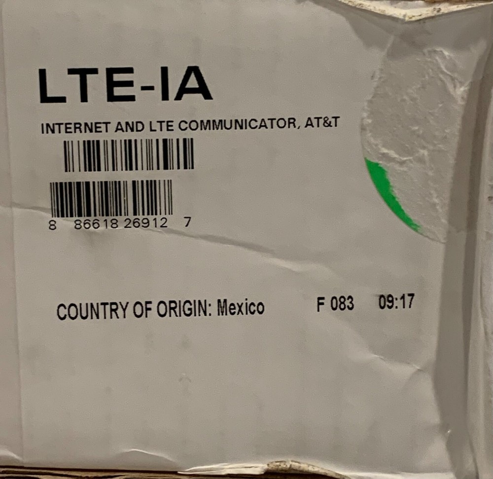 Honeywell LTE-IA LTE & Internet Multi-Path Communicator