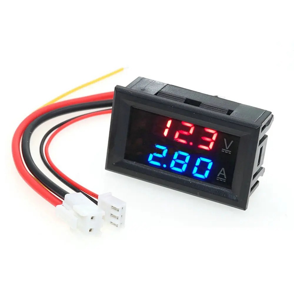 DC 100A 100V Voltmeter Ammeter Volt Amp Meter Voltage Current Tester