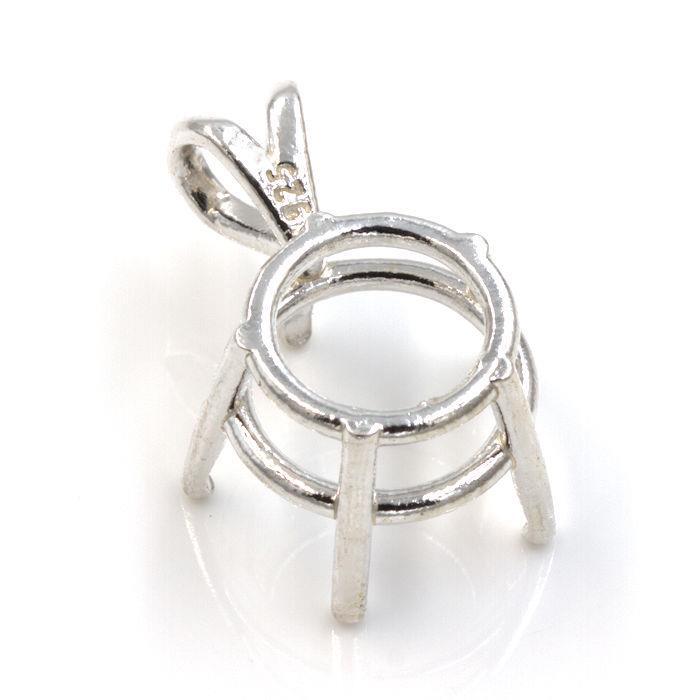 Five Prong Round Wire Pre-notched Pendant Mounting