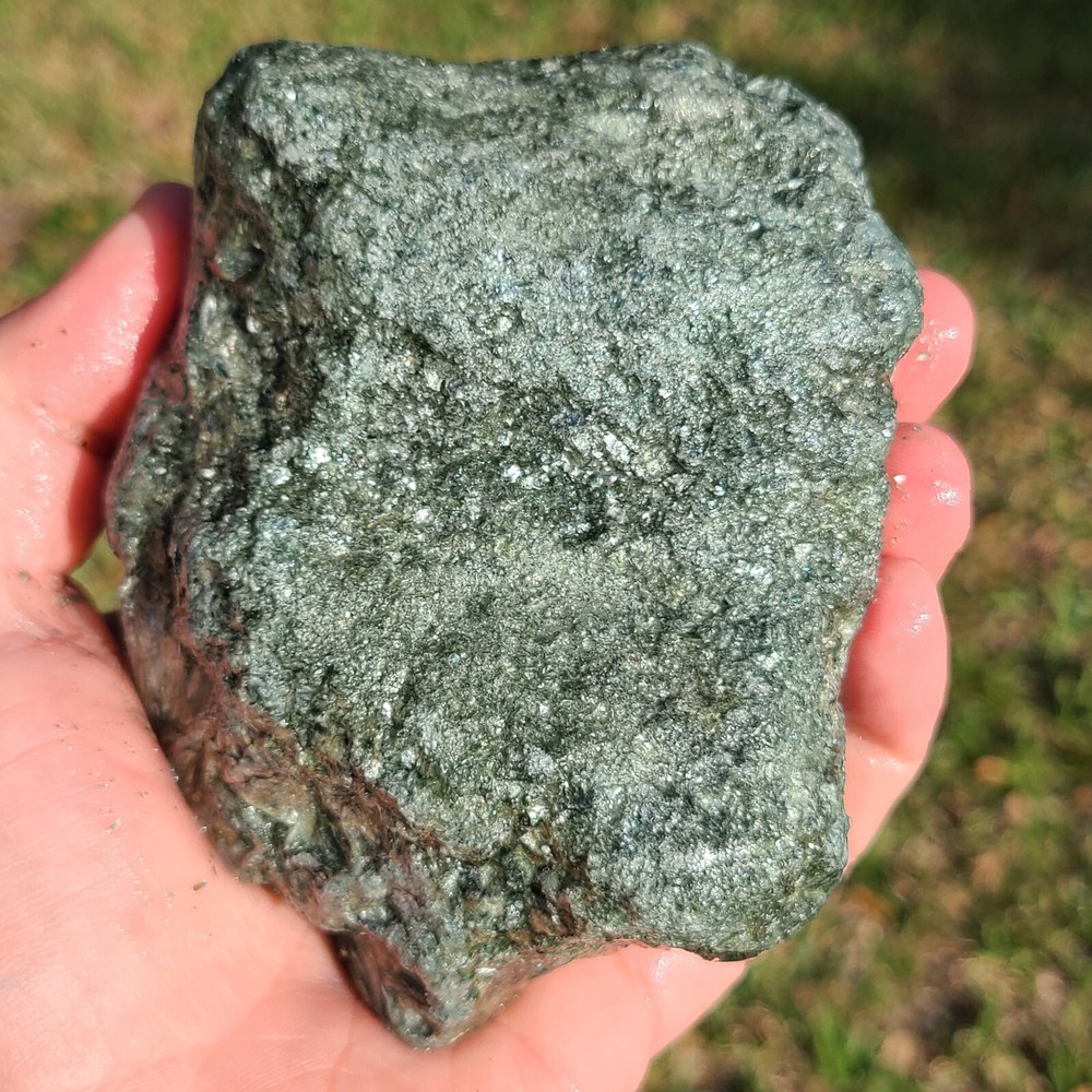 SERAPHINITE LAPIDARY ROUGH 1LB 7.4OZ