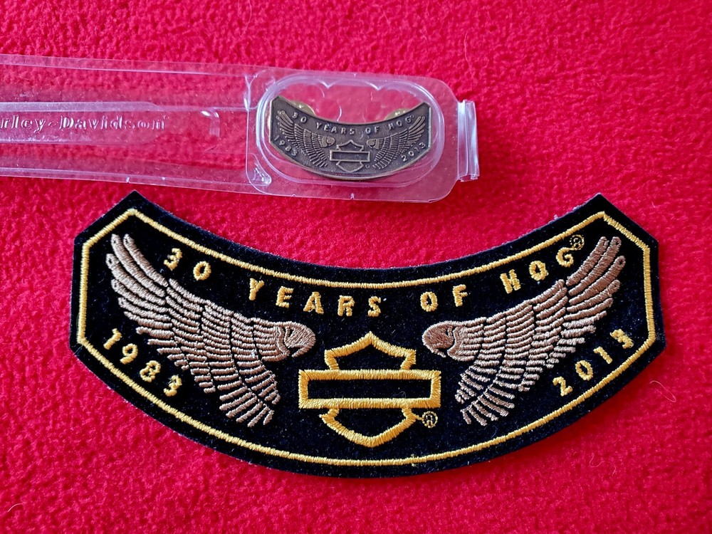 HOG HARLEY DAVIDSON OWNERS Patch And PIN