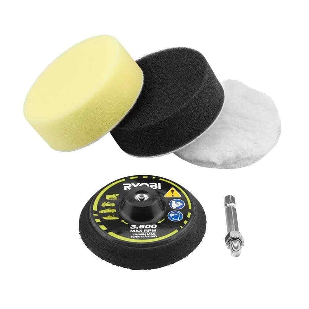 Buffing And Polishing Drill Attachment Set (4-piece) |