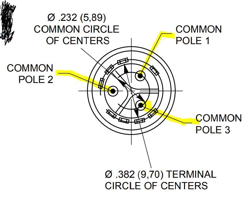 2 (Two) Grayhill BCD Compliment Mechanical Encoders Series 51