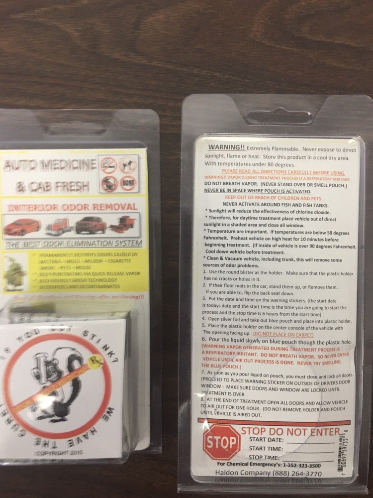 Superstrength Automotive Odor Eliminator