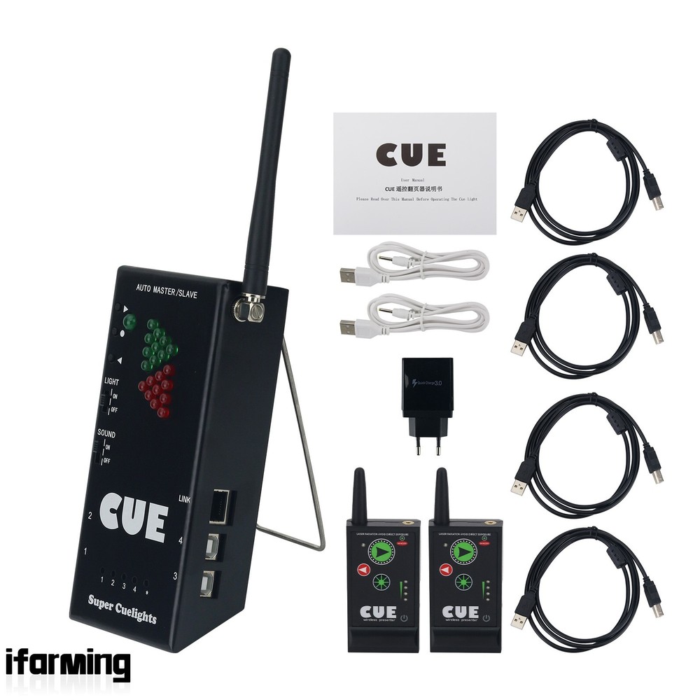 Super Cuelight Presenter Remote 1 Receiver and 2 Transmitters for Presentation