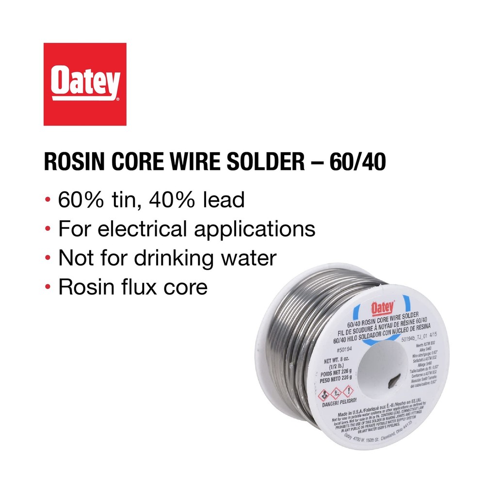 50194 Rosin Core Solder 60/40