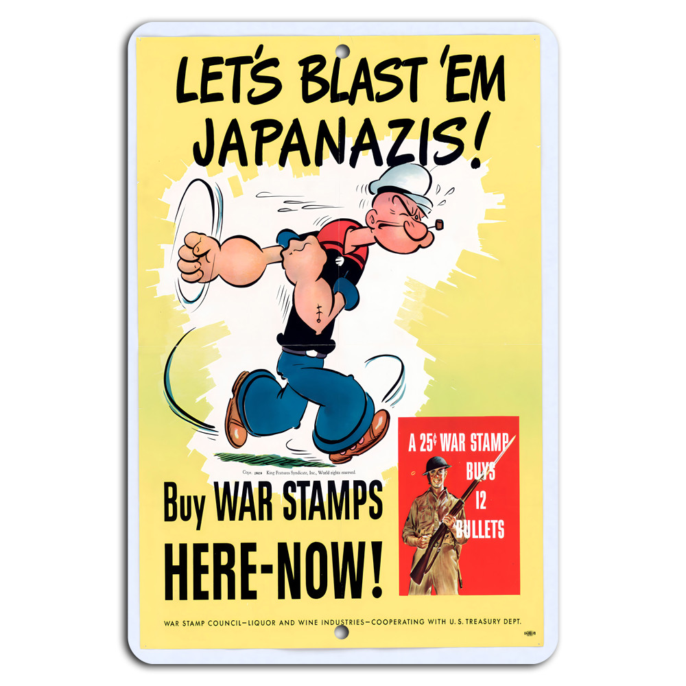 Join Popeye: Buy War Stamps Now!