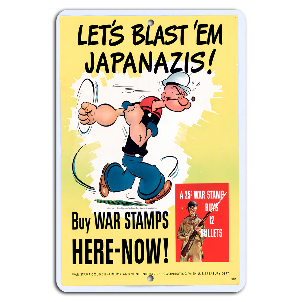 Join Popeye: Buy War Stamps Now!