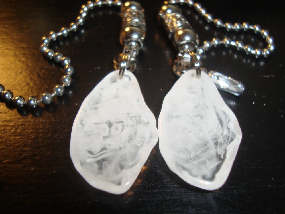 Pair Mermaid Tears Ceiling Fan Pull Chains – Decorative Light/Lamp Pulls