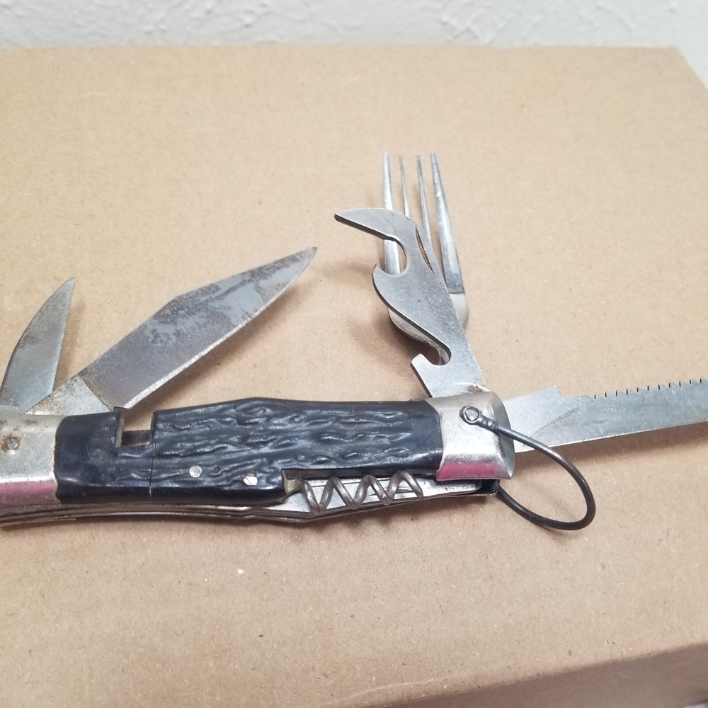 Vintage Folding Camp Utensil/Tool Set Bob Box 2