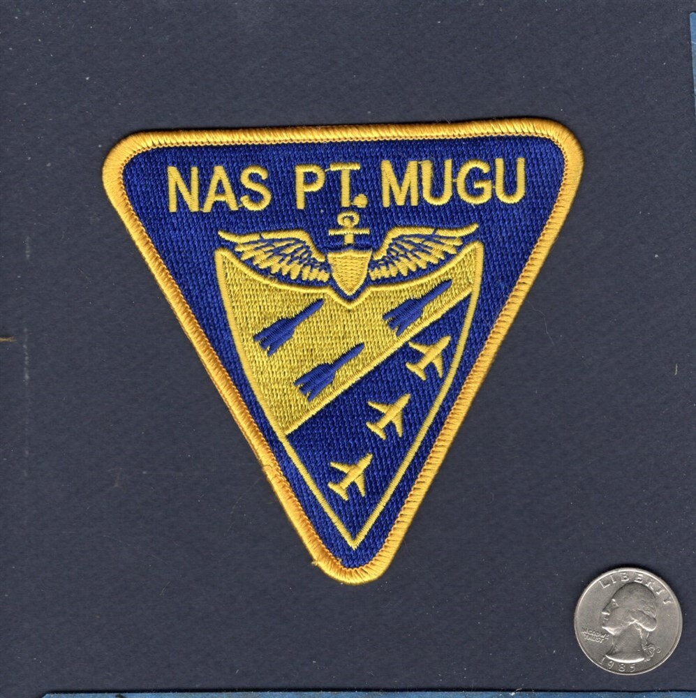 NAS Naval Air Station PT POINT MUGU CA US NAVY Base Squadron Patch