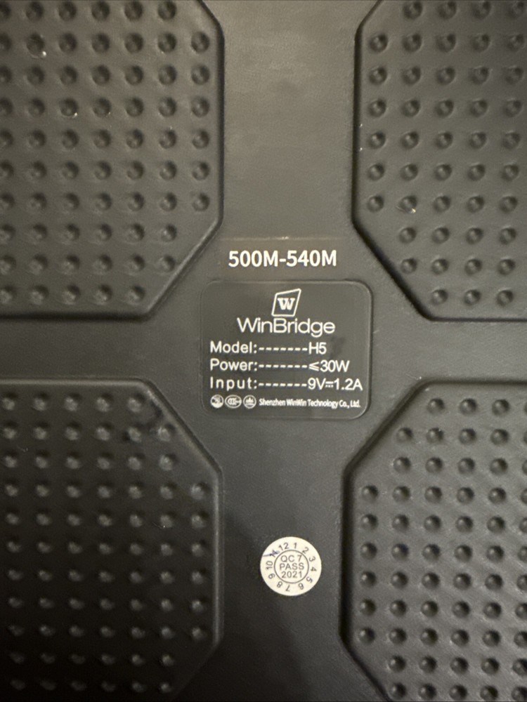 WinBridge H5 Black 30W 2500mAh Rechargeable Bluetooth Speaker