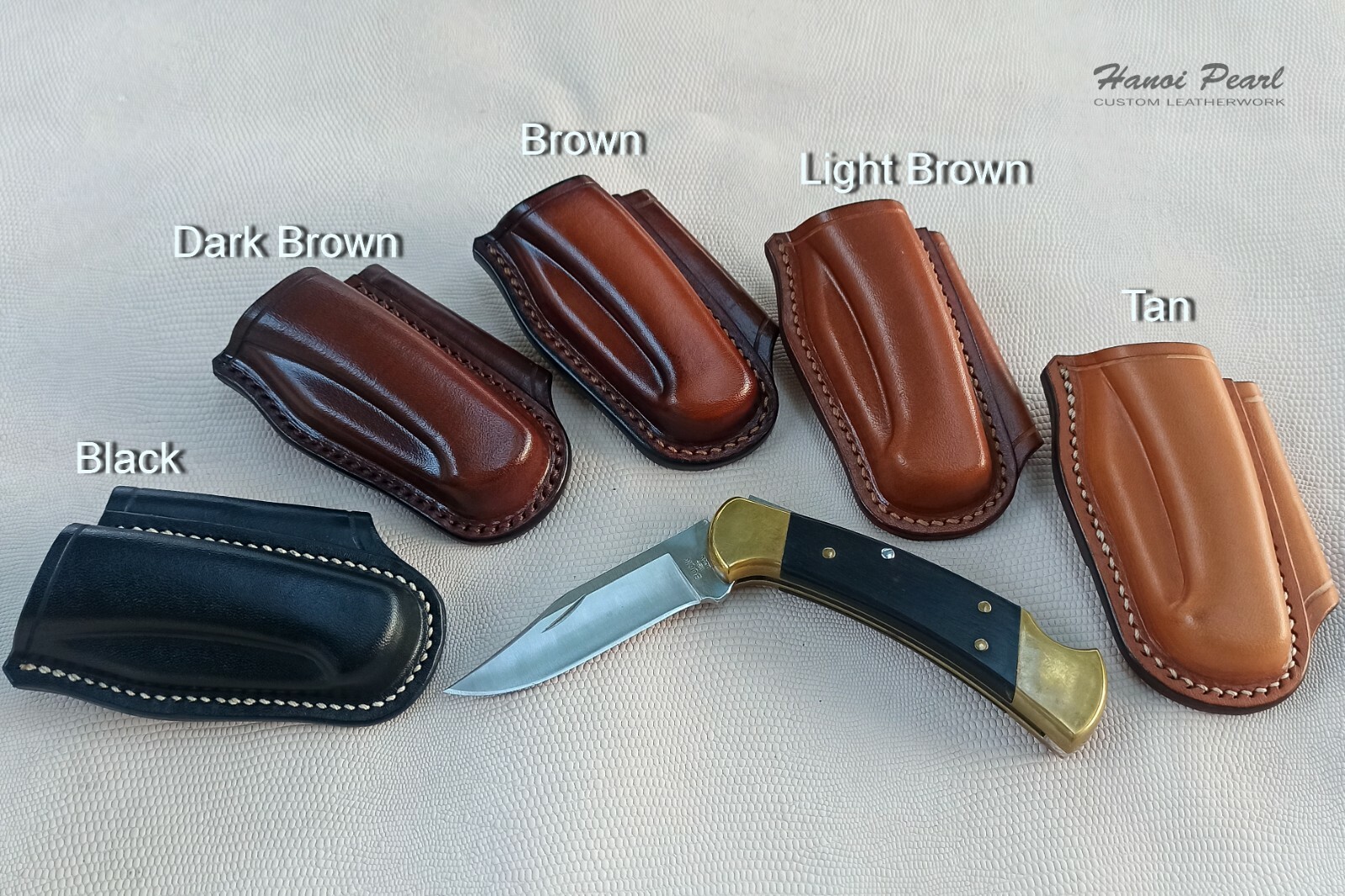 Buck 112 Ranger Sheath | Custom Cross Draw Scout Carry Leather Sheath