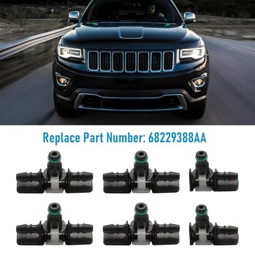 68229388AA Fuel Injector Return Fitting Set, Oil Returns Joint Replacement for