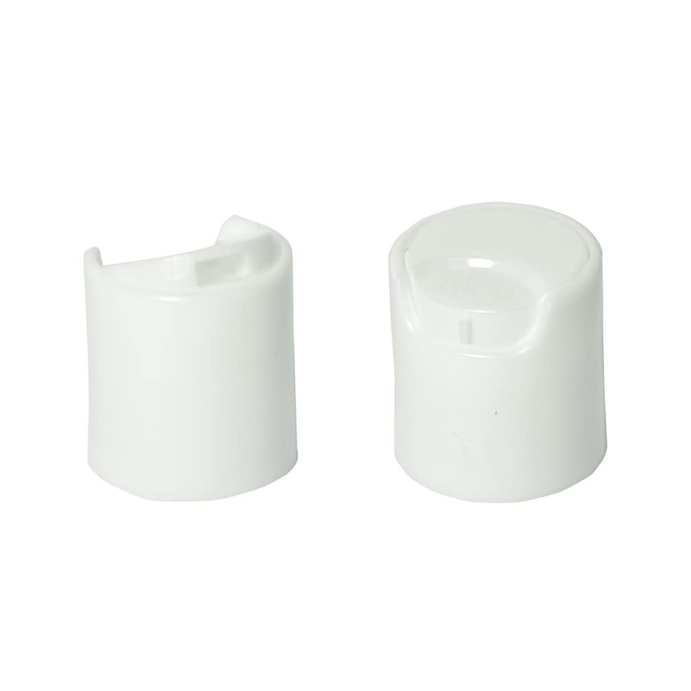 2oz Clear Plastic Empty Squeeze Bottles with White Disc Top Lid - BPA-Free - ...