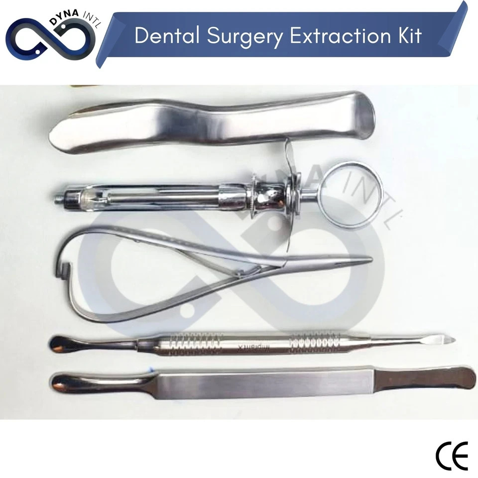 German 74 Pc Oral Dental Surgery Extracting Elevators Forceps Instrument Kit Set