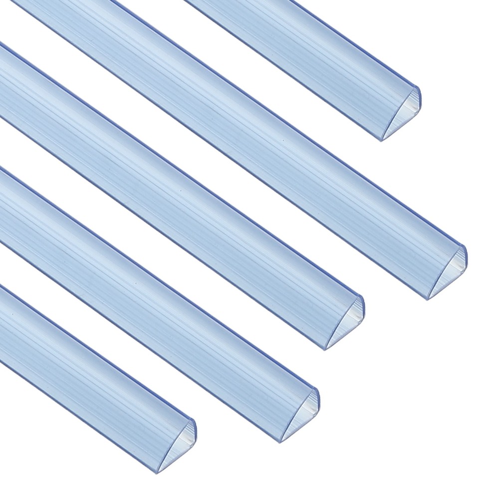 30Pcs 13x15mm Binding Bars, 120 Sheets Capacity, Transparent Blue