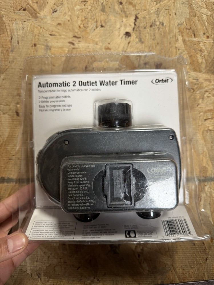 Orbit Automatic 2 Outlet Water Timer. Model # 56906.