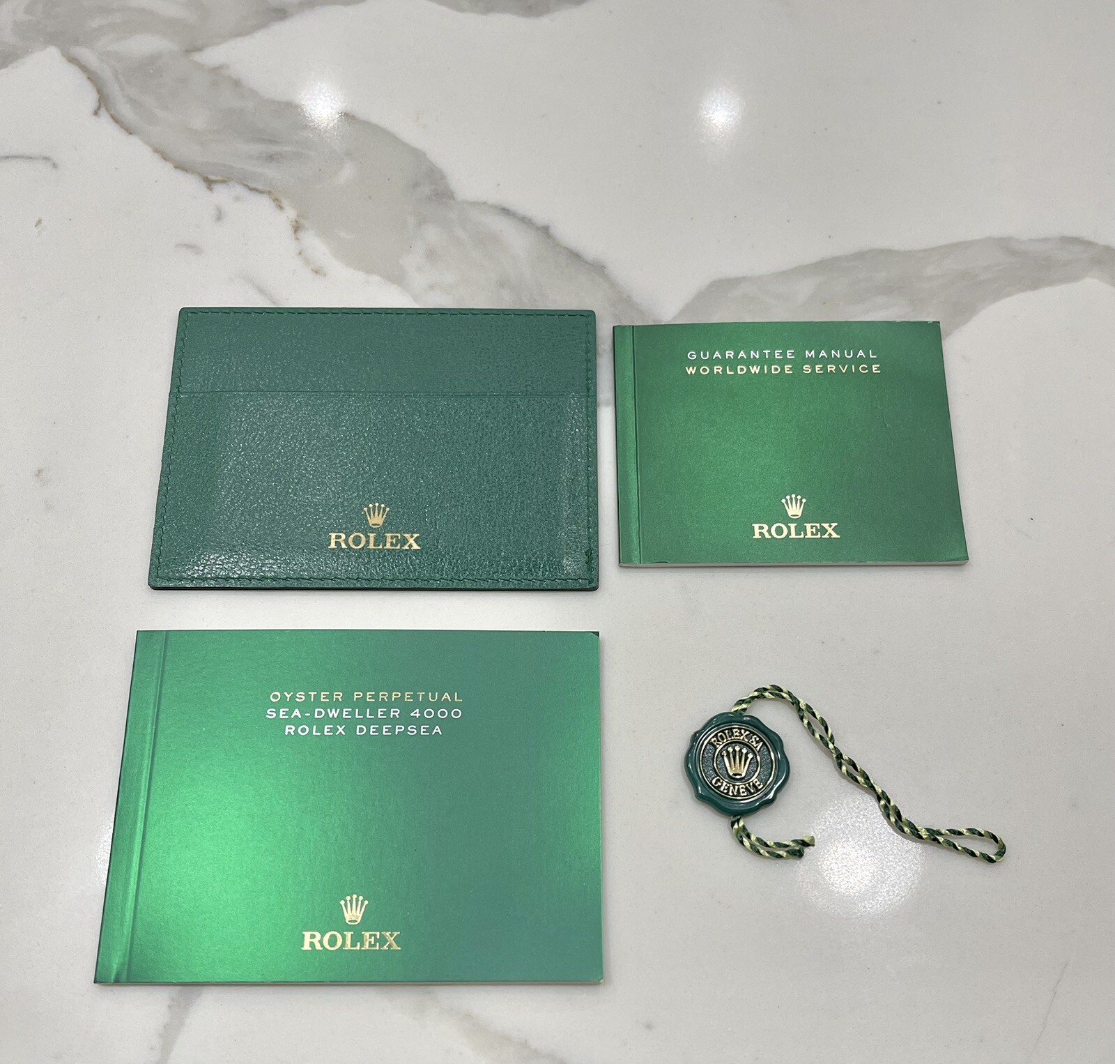 Authentic Rolex Sea Dweller 4000 Deepsea Booklet Manual FULL SET 116660 116600