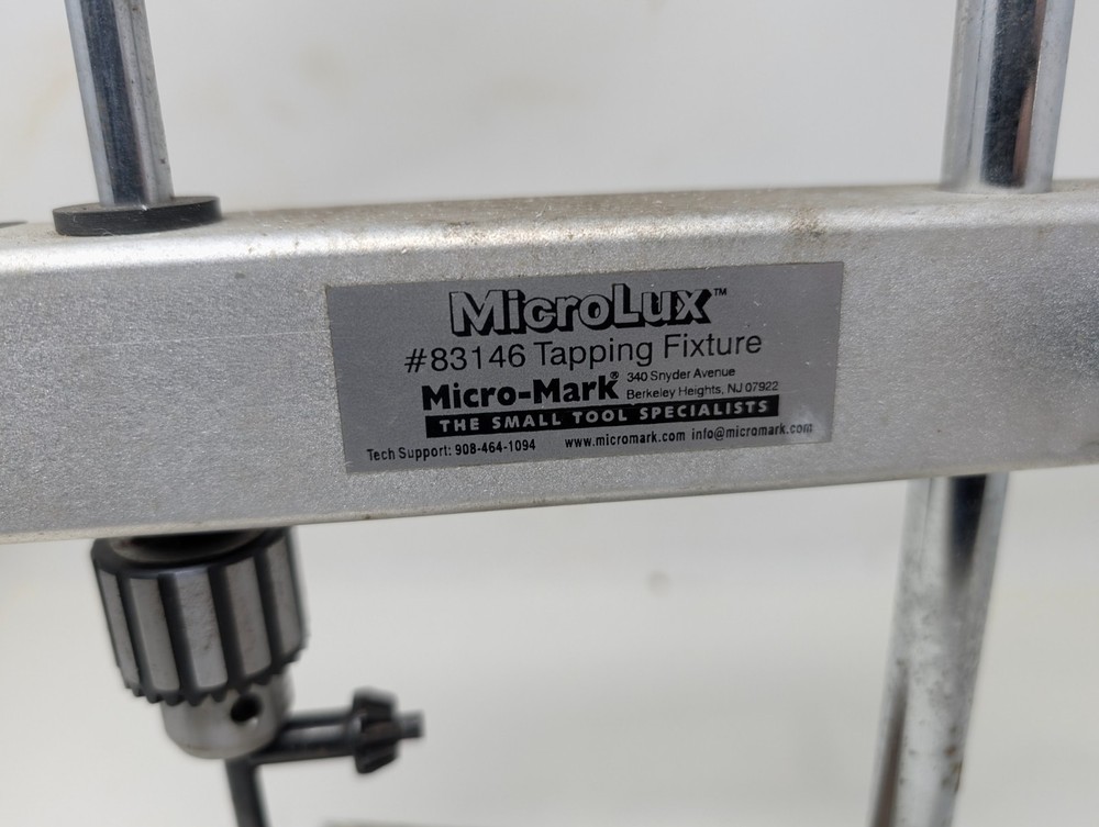 MicroLux #83146 Tapping Fixture Drill Press Attachment Micro-Mark (UV)