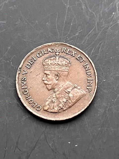 CANADA 1929 HIGH 9 One 1 Small Cent Solid VF, even XF