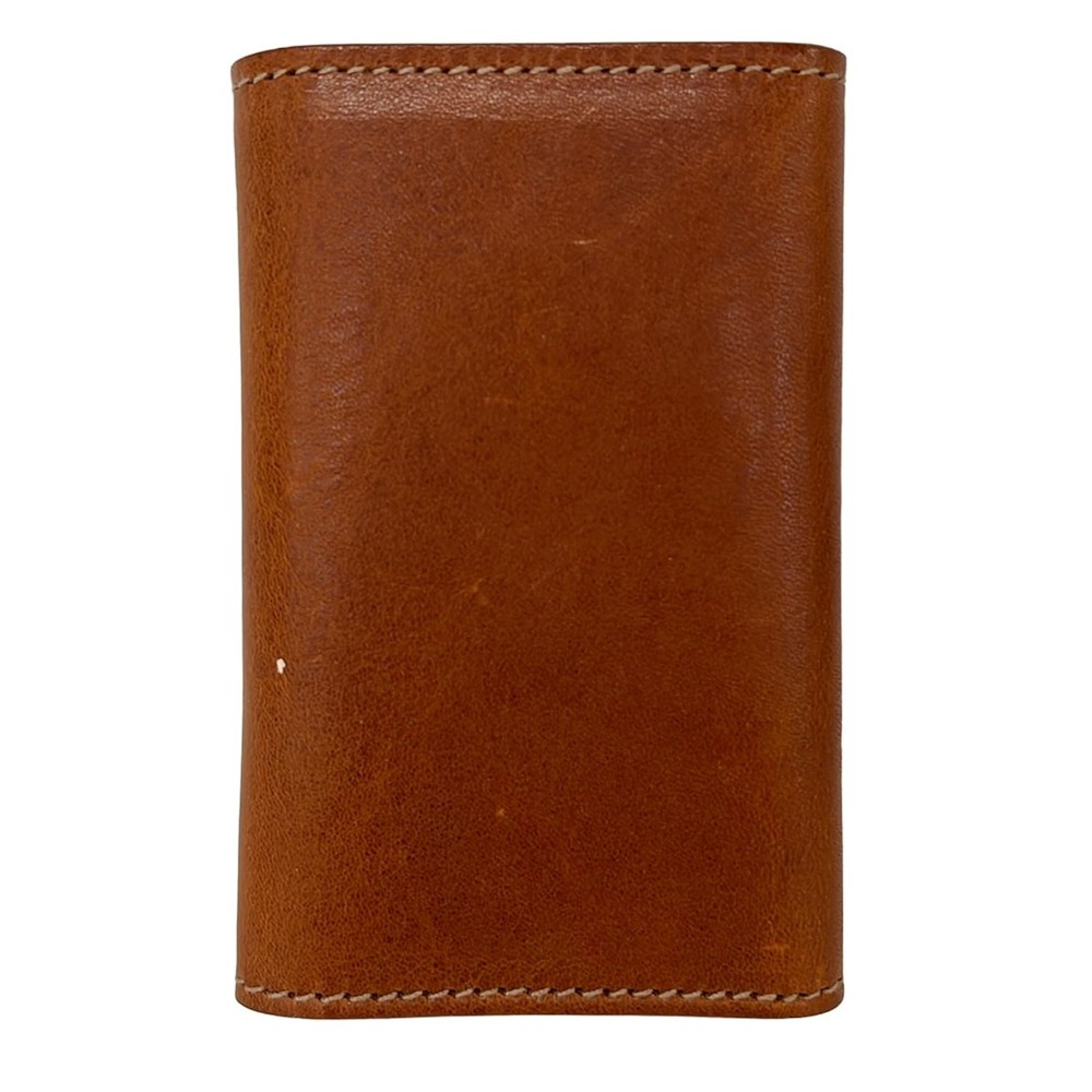 IL BISONTE SKH142 Dark Brown Leather Key Case