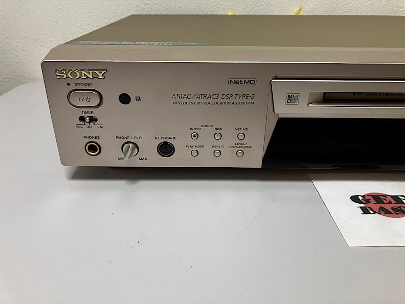 Sony MDS-JE780 MD MiniDisc Deck MDLP Net MD Tested Working