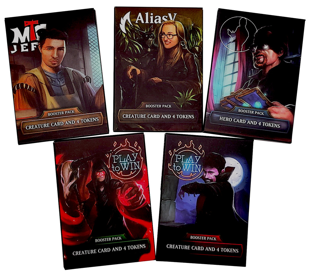 Custom 5 Pack Influencer Bundle! Featuring MTG Jeff, Alias V, Danehearth & Play