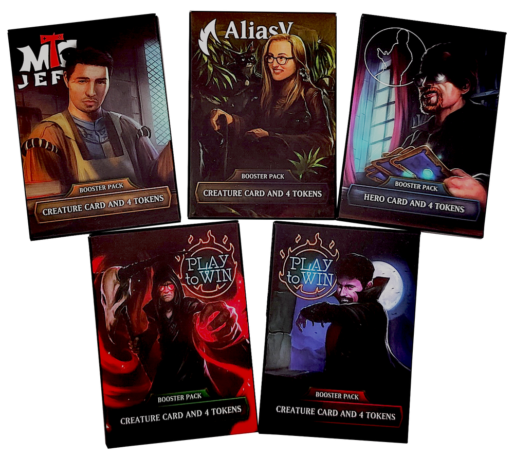 Custom 5 Pack Influencer Bundle! Featuring MTG Jeff, Alias V, Danehearth & Play