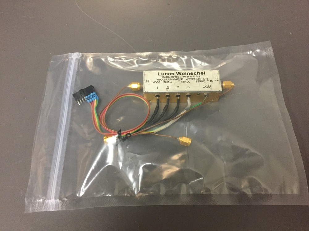 Lucas Weinschel 3201-4 Programmable Attenuator, 12V DC