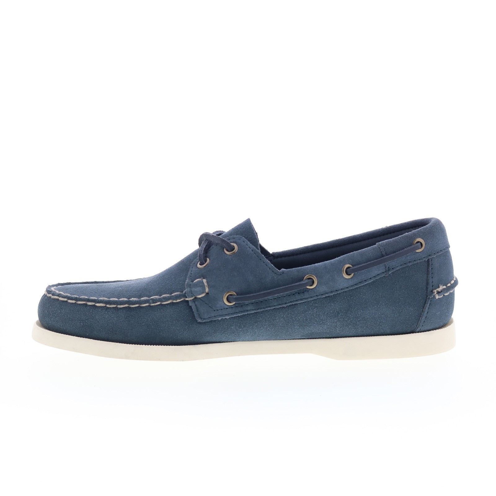 Sebago Portland Roughout Mens Blue Suede Loafers & Slip Ons Boat Shoes