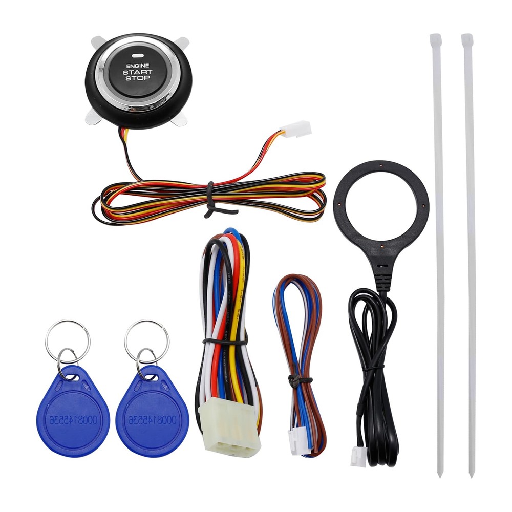 laffoonparts Smart RFID Push Engine Start Button kit & Keyless Entry Starter...