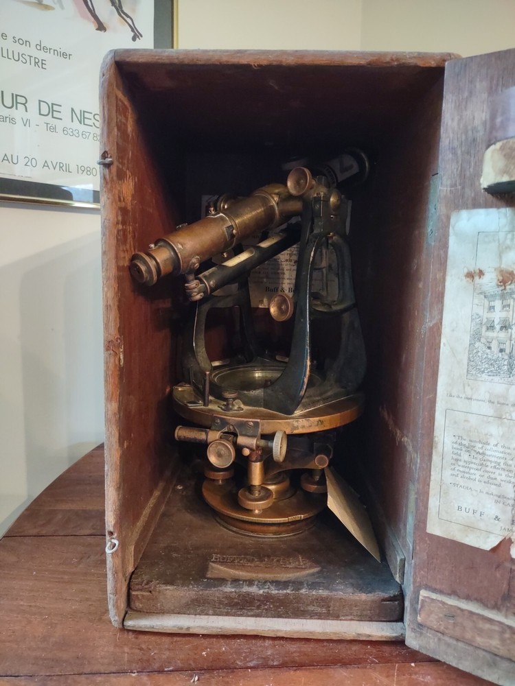 buff and buff antique surveyors transit