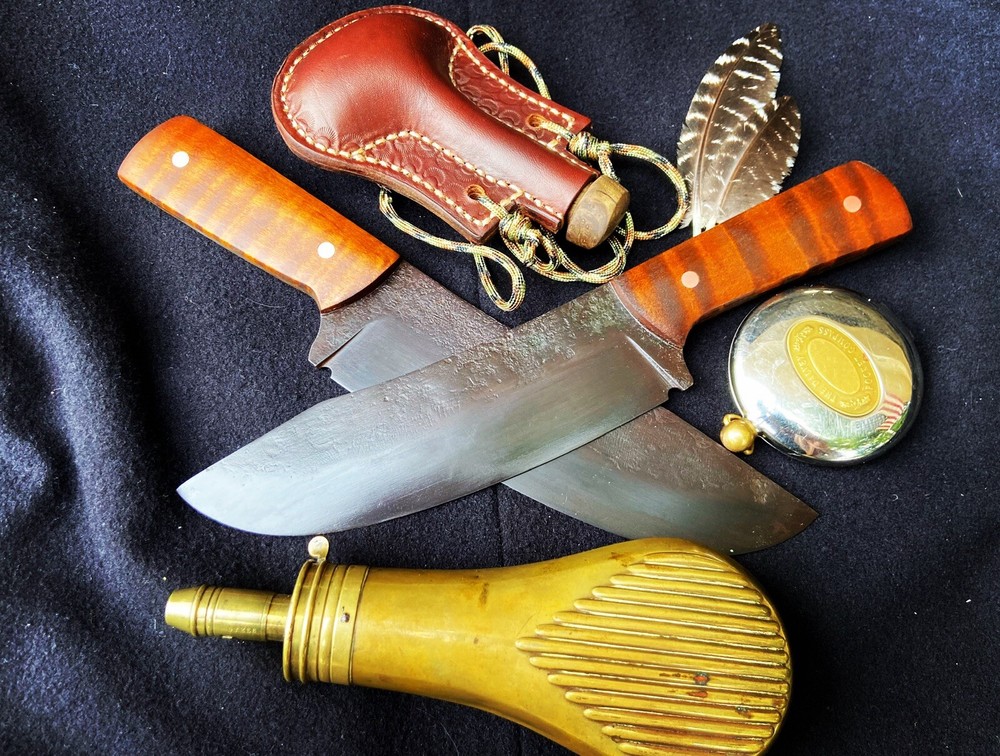 muzzleloading round ball flask