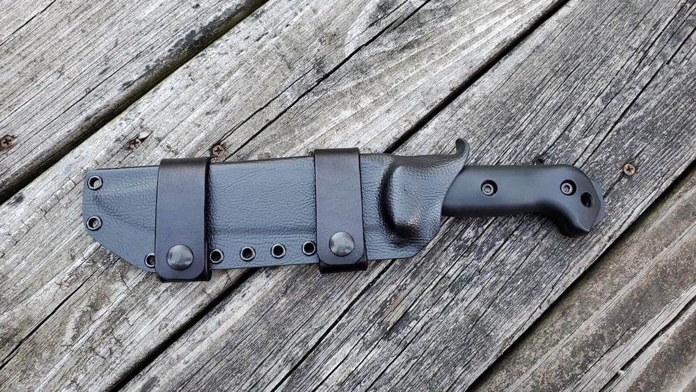 KABAR "BK-7" Custom Kydex sheath Scout "Raptor Texture"