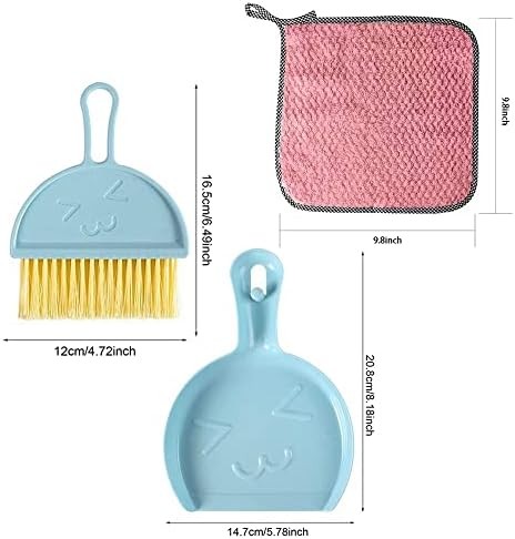 Mini Dustpan & Broom 3-Pack