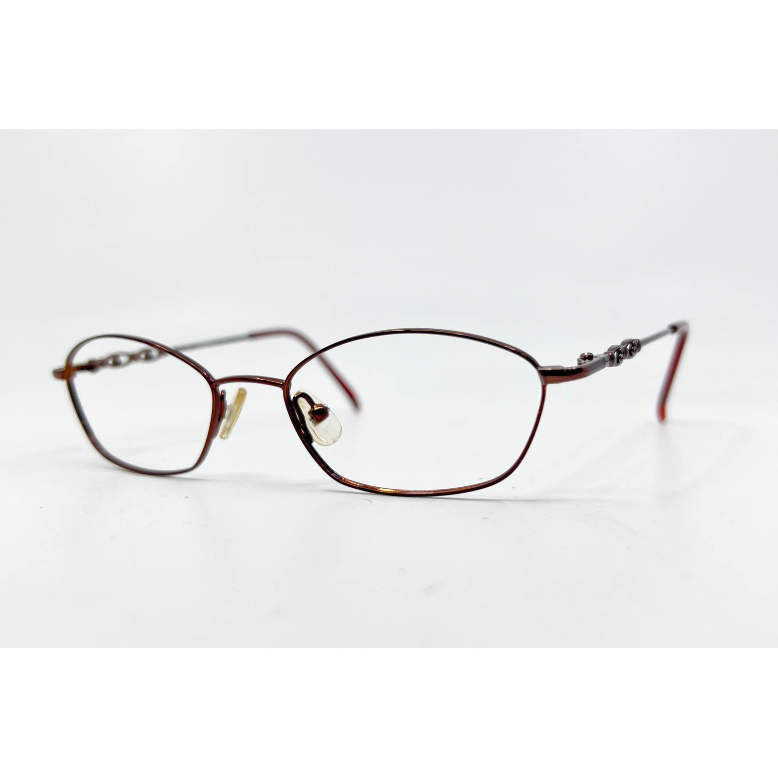 Disney Eyeglasses Kids Brown  Oval Metal Frame 46-17-130
